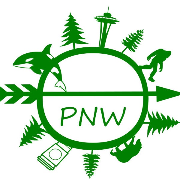 PNW Pacific Northwest SVG
