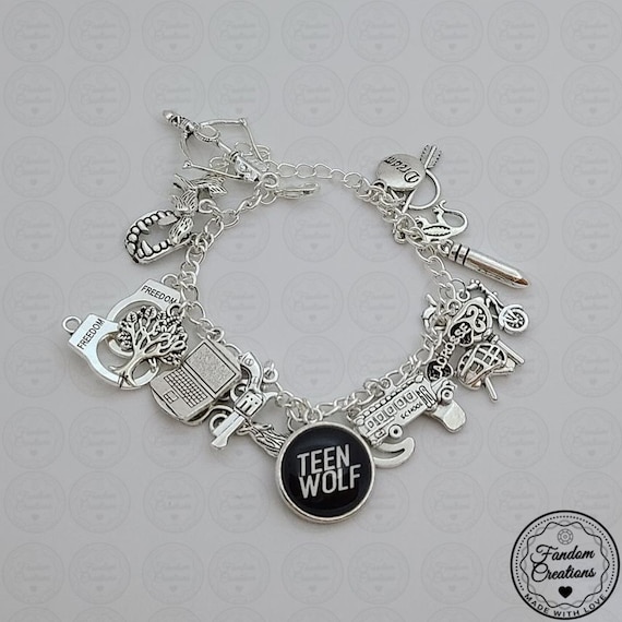 Teen Wolf Inspired Charm Bracelet Etsy Canada
