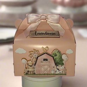 3D Personalized Custom Gable Boxes – Party Favors with a WOW Factor!