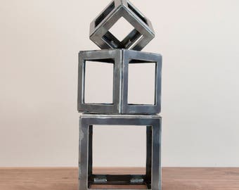 metal cubes etsy