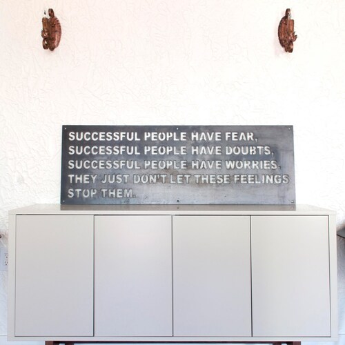 Personal Quote Sign Custom Metal Quote Sign Wall Decor Etsy