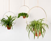 Hanging Planter, Hanging Planter Indoor, Succulent Planter, Gold Planter, Plant Hanger, Minimalist Planter, Hanging Plant, Boho, Gift