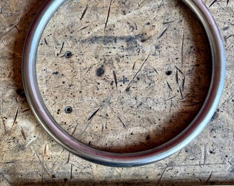 Steel Hoop Round Loom | Heavy-Duty Metal Ring | Custom Welding | Large Round Frame | Steel Craft Hoop | Welded Metal Circle