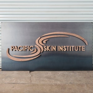 Custom Business Sign, Large Logo Sign, Metal Business Sign, Marketing Sign, Your Logo Sign, Outdoor Logo Sign, Small Business Wall Sign