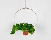 Hanging Planter, Hanging Planter Indoor, Succulent Planter, Brass Planter, Plant Hanger, Minimalist Planter, Hanging Plant, Boho, Gift