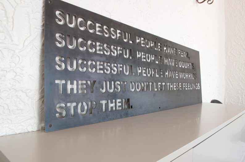 Metal Wall Art Wall Art Metal Art Quotes Your Quote Here Etsy