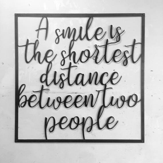 Metal Wall Art Wall Art Metal Art Quotes Your Quote Here Etsy