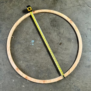 Large Wood Round, Large Wood Hoop, Round Wood Frame, Custom Wood Hoop, Round Loom, Wood Circle Frame, Large Wood Hoop, Wood Circle