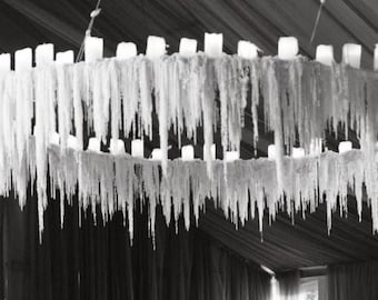 Large Metal Hoop Frame – Custom Sizes & Shapes | Steel, Aluminum, Stainless | Perfect for Weddings, Events, Chandeliers | Hardware Included