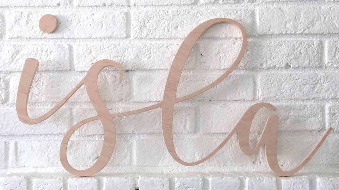 Name Sign, Name, Wood Lettering, Custom Name Sign, Personalized Name ...