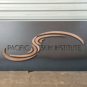 Custom Business Sign, Large Logo Sign, Metal Business Sign, Marketing Sign, Your Logo Sign, Outdoor Logo Sign, Small Business Wall Sign