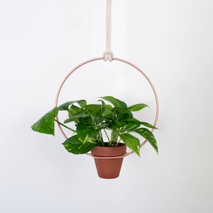 Hanging Planter, Hanging Planter Indoor, Succulent Planter, Copper Planter, Plant Hanger, Minimalist Planter, Hanging Plant, Boho, Gift