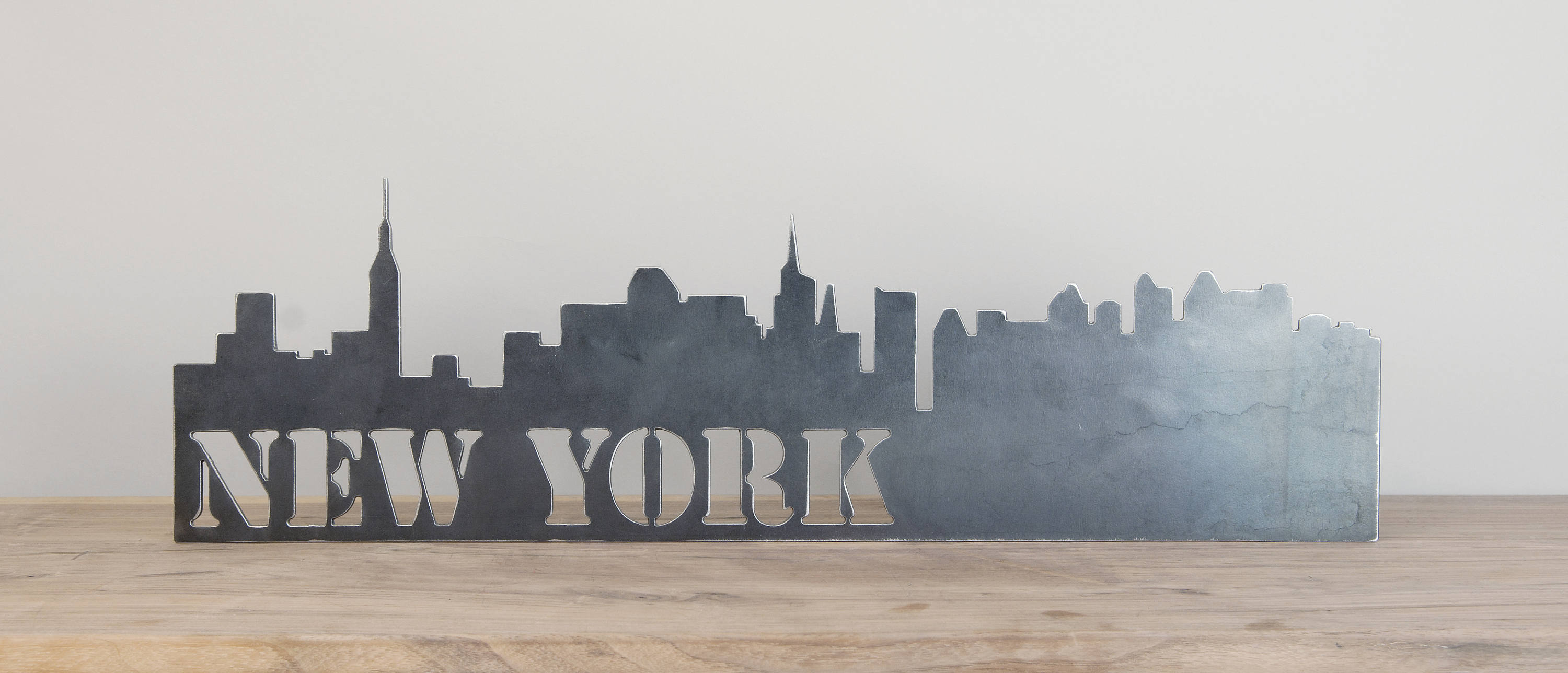 24x7 New York City skyline metal art steel art Etsy