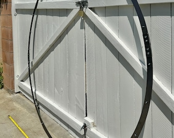 Metal Hoop for Christmas Light Tree, Christmas Tree Light Ring, Custom Large Metal Hoop, Circle Metal Frame, Outdoor Christmas Light Tree