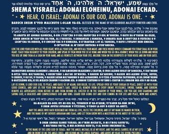 Bedtime Shema Prayer - Digital Print/Poster