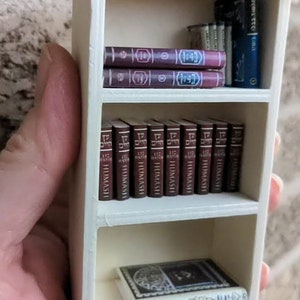 Miniature Etz Hayim Humash - 1:12 Scale - 5 Books of Moses