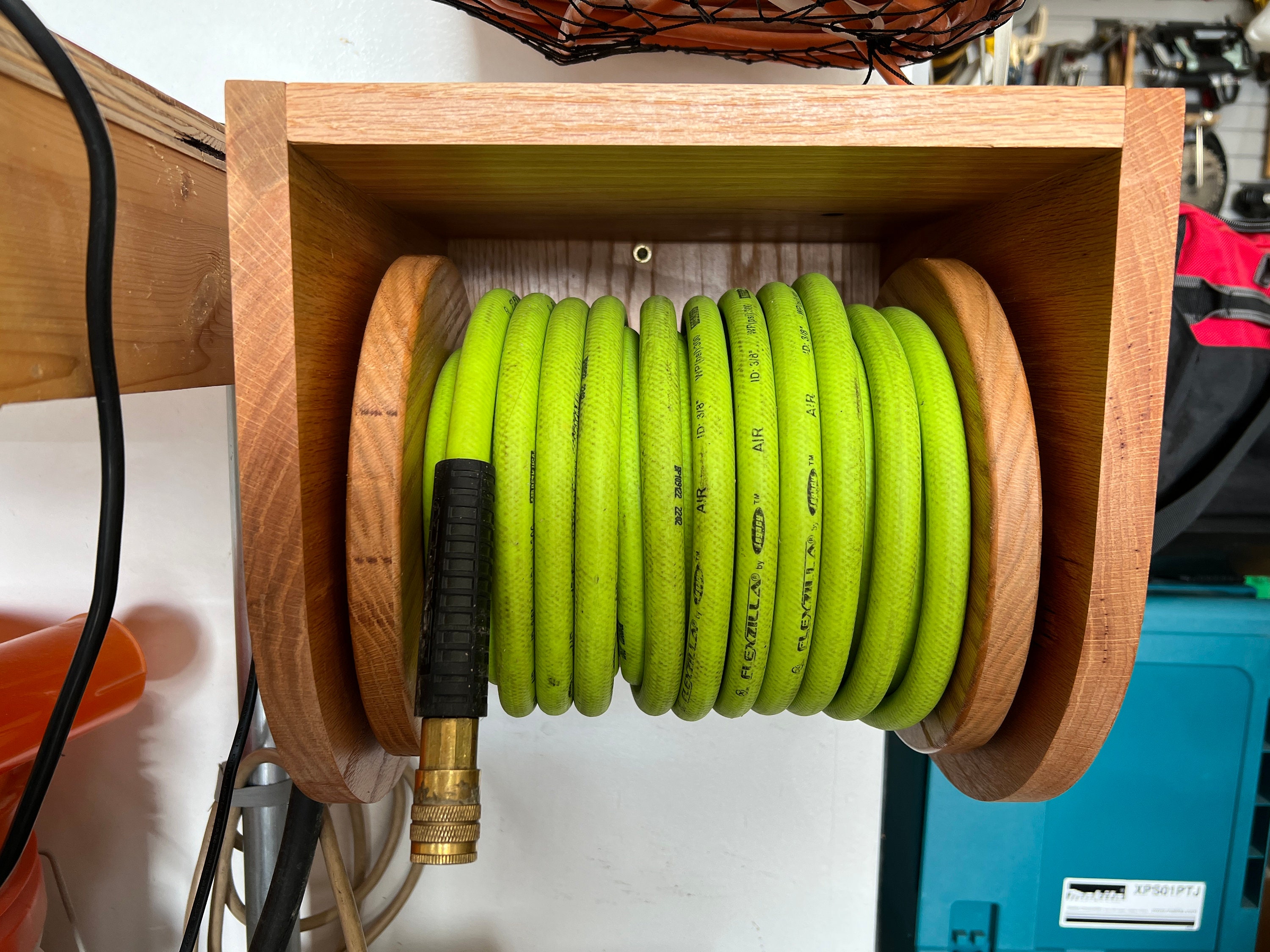 9 Wooden Air Hose Reel Plans Etsy