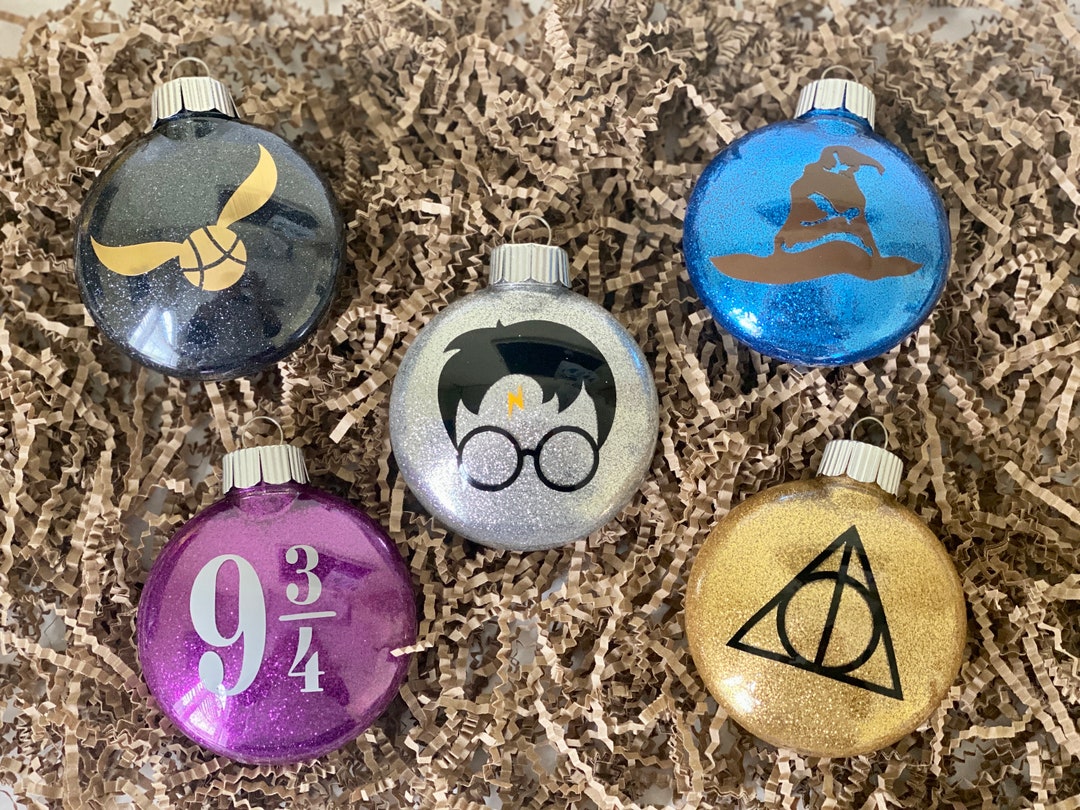 Harry Potter Icons Christmas Ornament Set Etsy