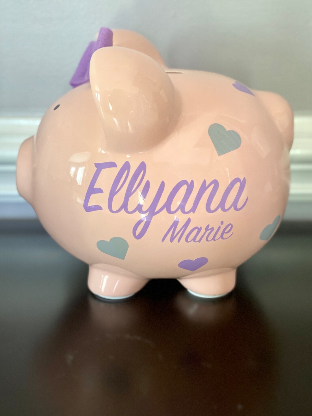Personalized Piggy Bank Extra Large Etsy