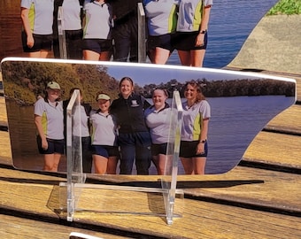 Personalized Crew Gift, Oar Blade Trophy for Team, Coxswain Appreciation Gift, Gift for Rowing Coach, Regatta Trophy for Winners