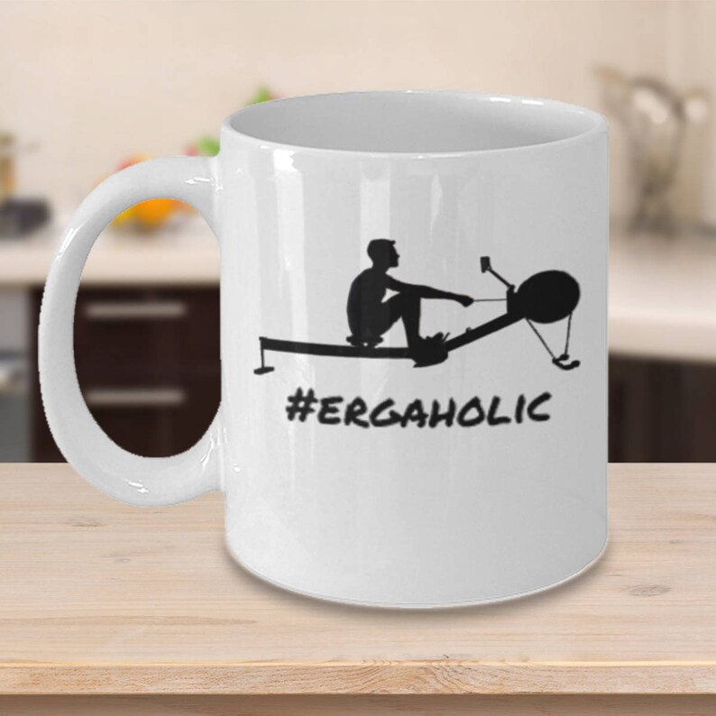 Ergaholic Best Friend Gift Funny Rowing Mug Gift for Rower Etsy