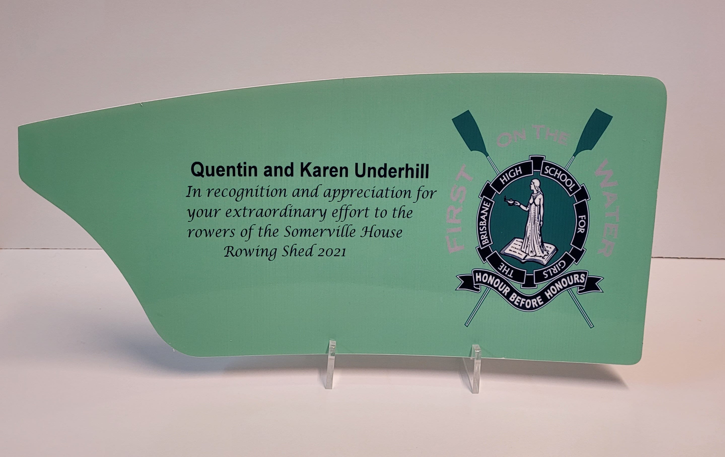 Masters Rowing Oar Blade, Rowing Oar Blade Trophy, Coach's Gift, Father