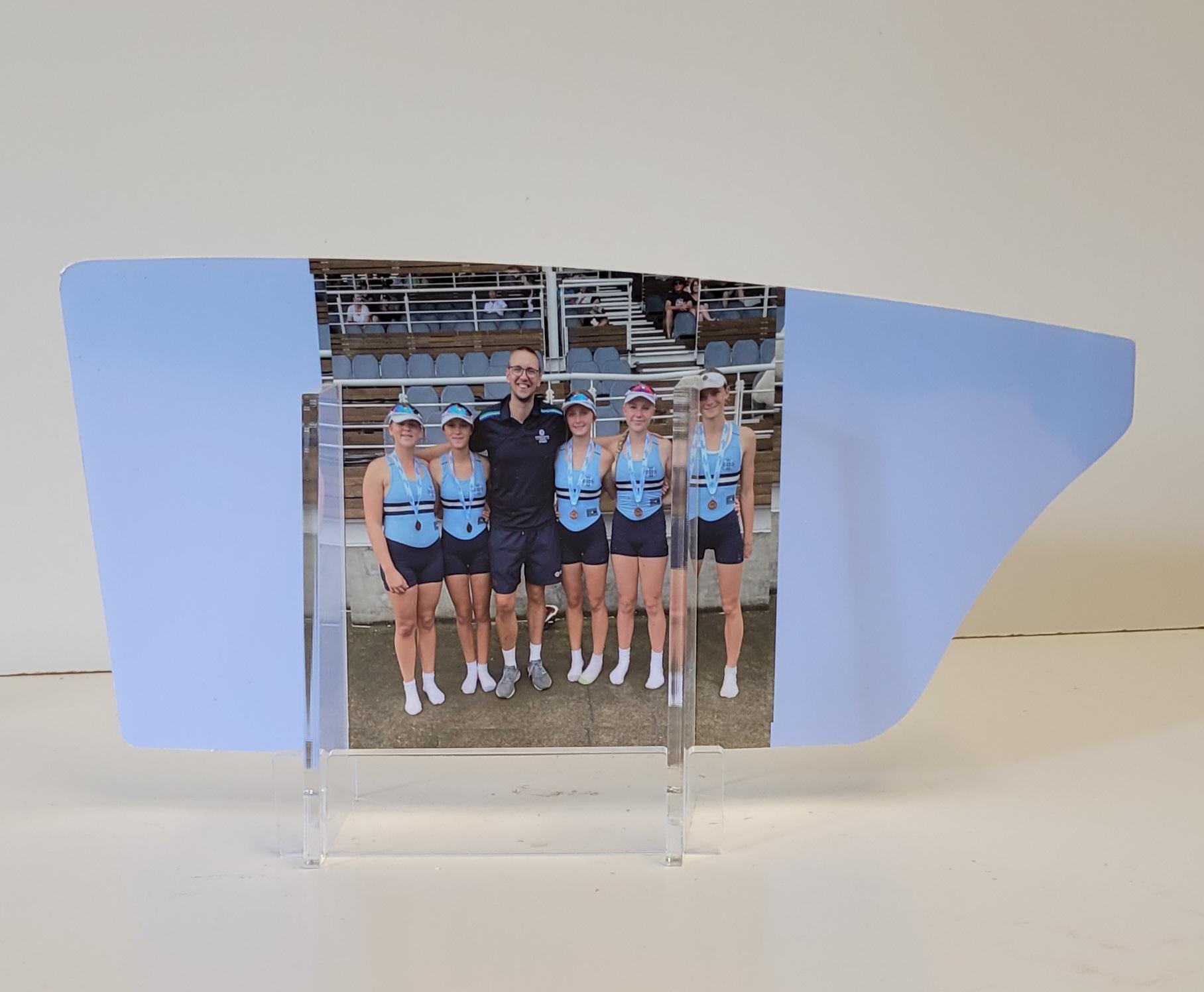 Custom Rowing Oar Regatta Trophy – Custom Rowing Oar Blade – Personalized Club or School ...