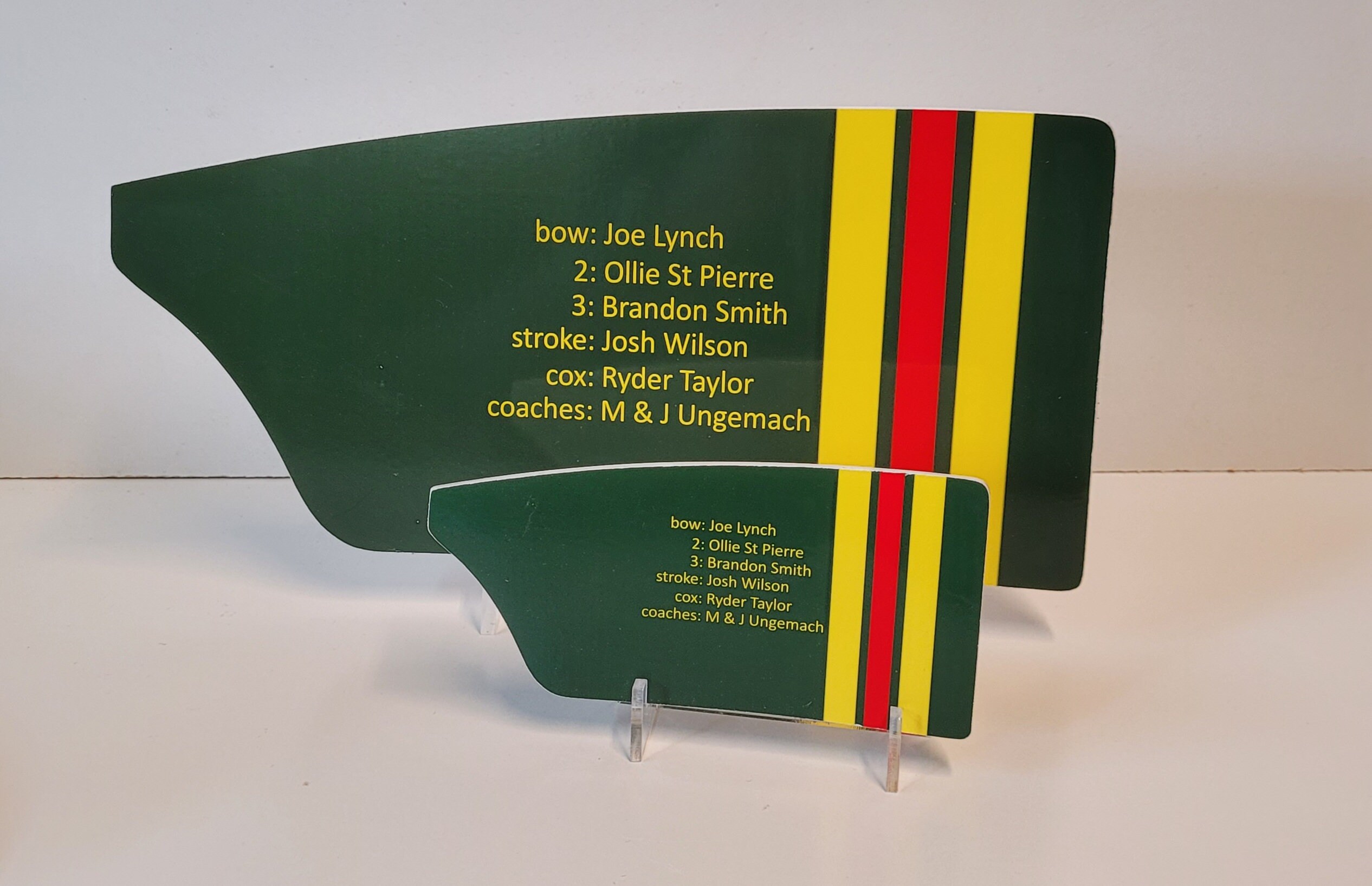 Grandson's Graduation Gift, Rowing Oar Blade Trophy, Coach Appreciation