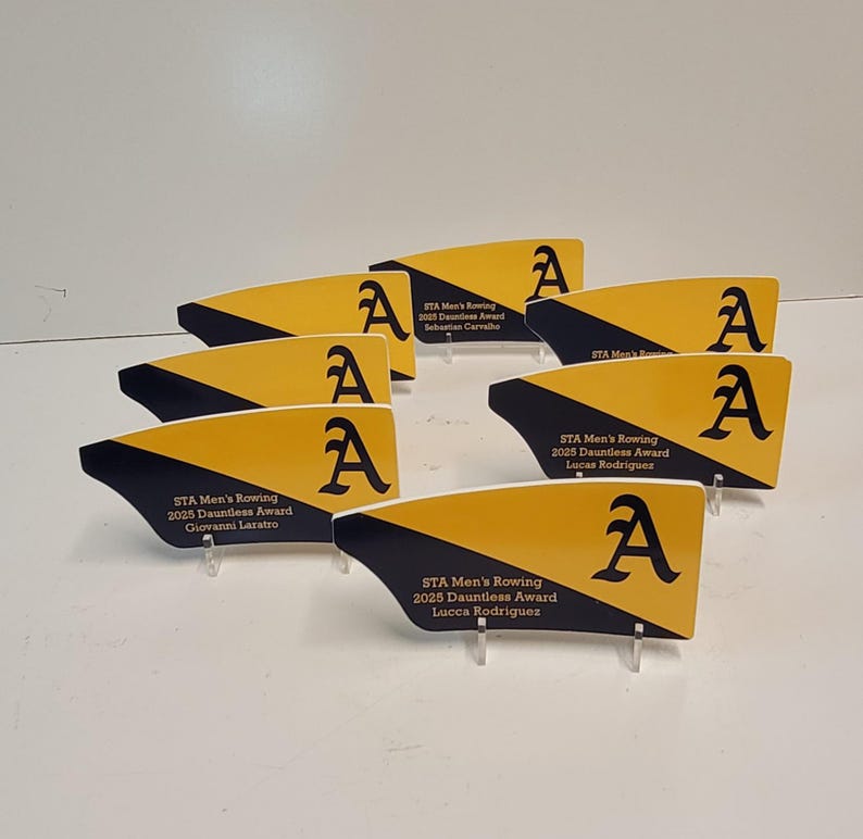Custom Rowing Oar Regatta Trophy – Custom Rowing Oar Blade – Personalized Club or School ...