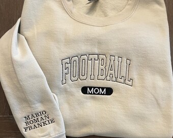 Football Mom Varsity Sweatshirt: Custom Team Spirit
