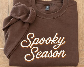 Embroidered Spooky Season Crewneck