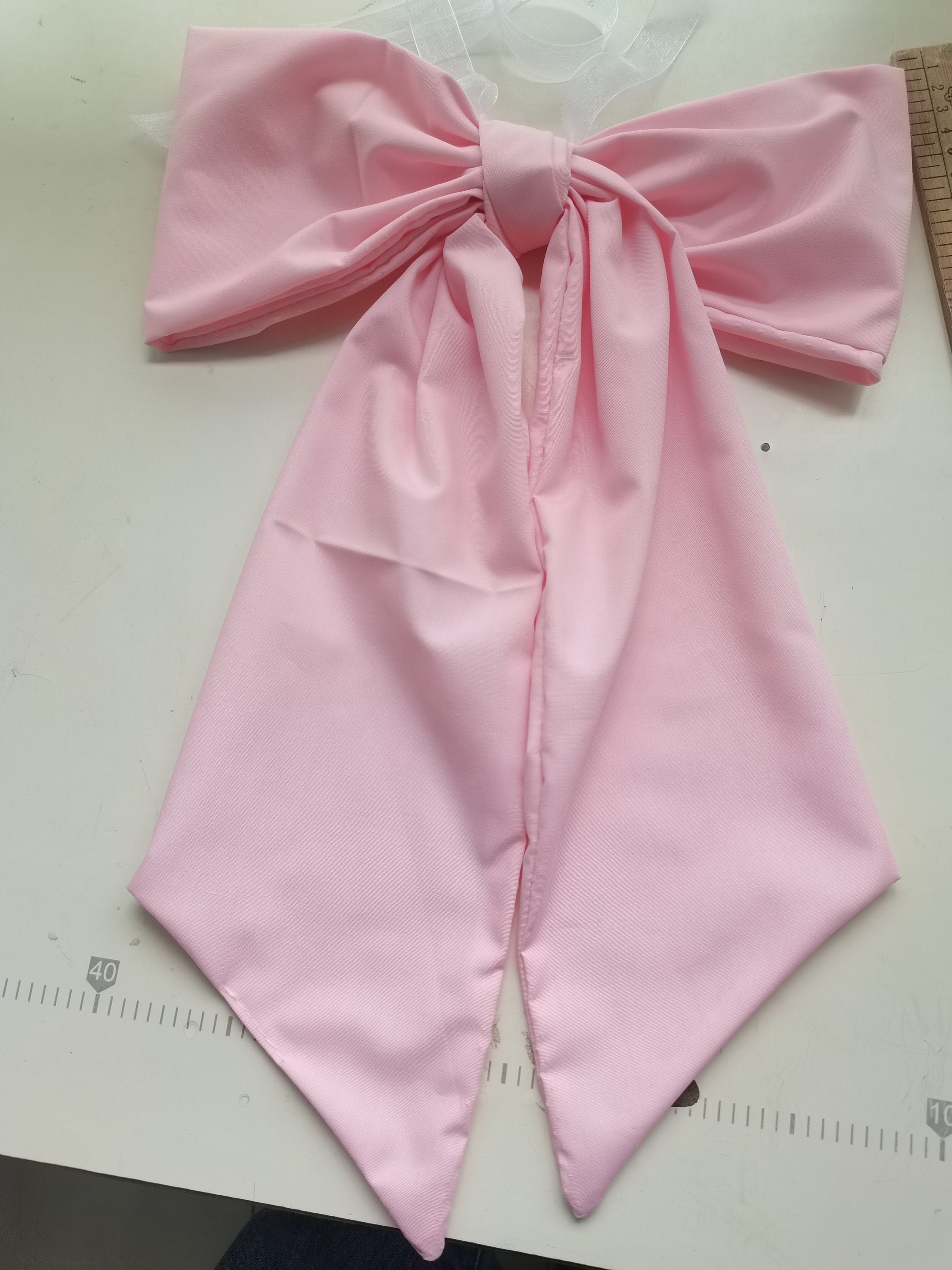 Custom 1pc  Baby Blue Bow,  Bed Bow, Pew Bow, Nursery bow, Wedding bow, Rustic Bow, Curtain Tie Back(about 11inches W and 16inches L)