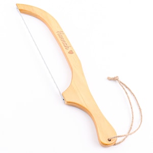 Personalized Bread Slicer Serrated Sourdough Loaf Baguettes Bow Fiddle Knife Customized Housewarming Chef BBQ Bakery Name Logo Father&#39;s Gift