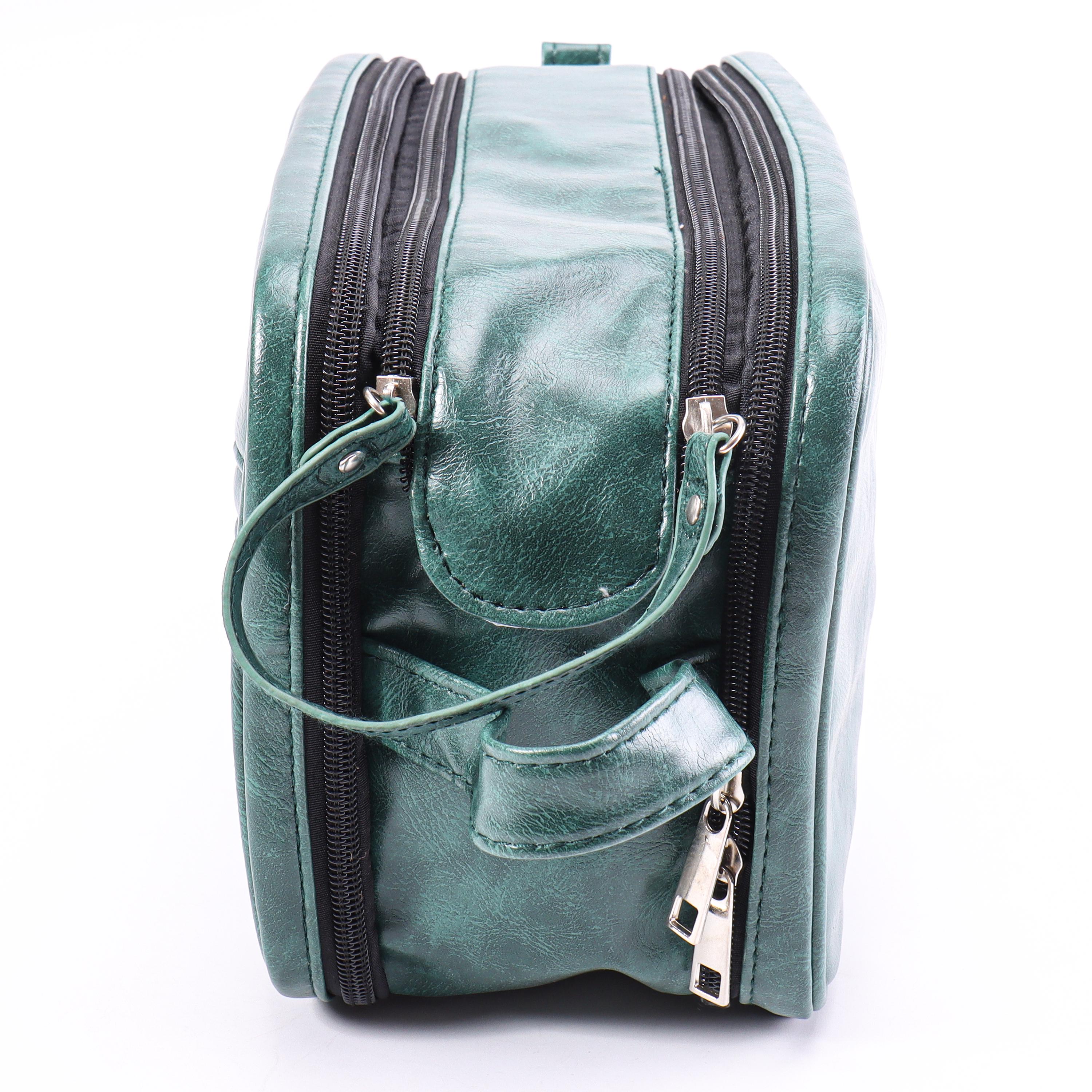 Trousse de toilette de voyage personnalisée en cuir PU pour homme femme, grand kit de rasage Dopp articles de toilette pour salle de bain, organisateur de trousses à cosmétiques en cuir PU