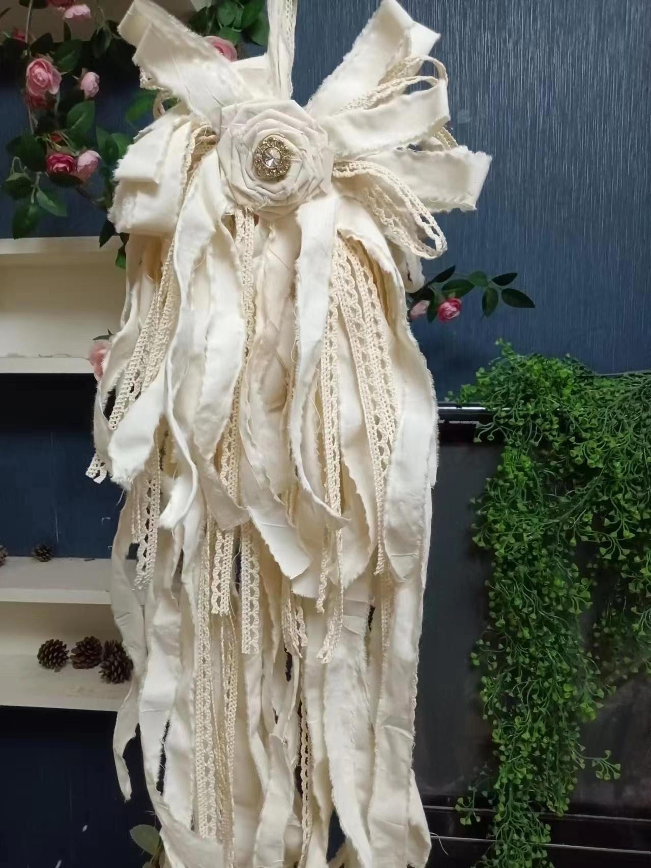 Shabby Chic Wreath - Etsy Canada