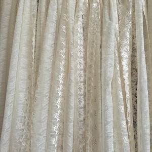Luxury  Lace  Ribbon Backdrop wedding banner Valance Ribbon Fabric Garland Bunting Shabby Backdrop Dorm Nursery Shower