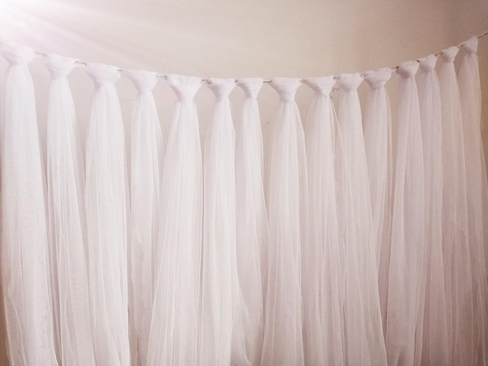 White Wedding Tulle Rustic Wedding Tulle Backdrop Wedding | Etsy