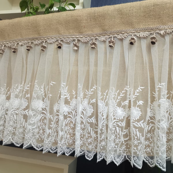 Burlap Lace Decor - Etsy