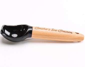 Personalized Name Ice Cream Scoop, Custom Engraved Ice Cream Scoop, Vanilla Is For Ice Cream Scoop, Upside Down Pineapple Ice Cream Scoop