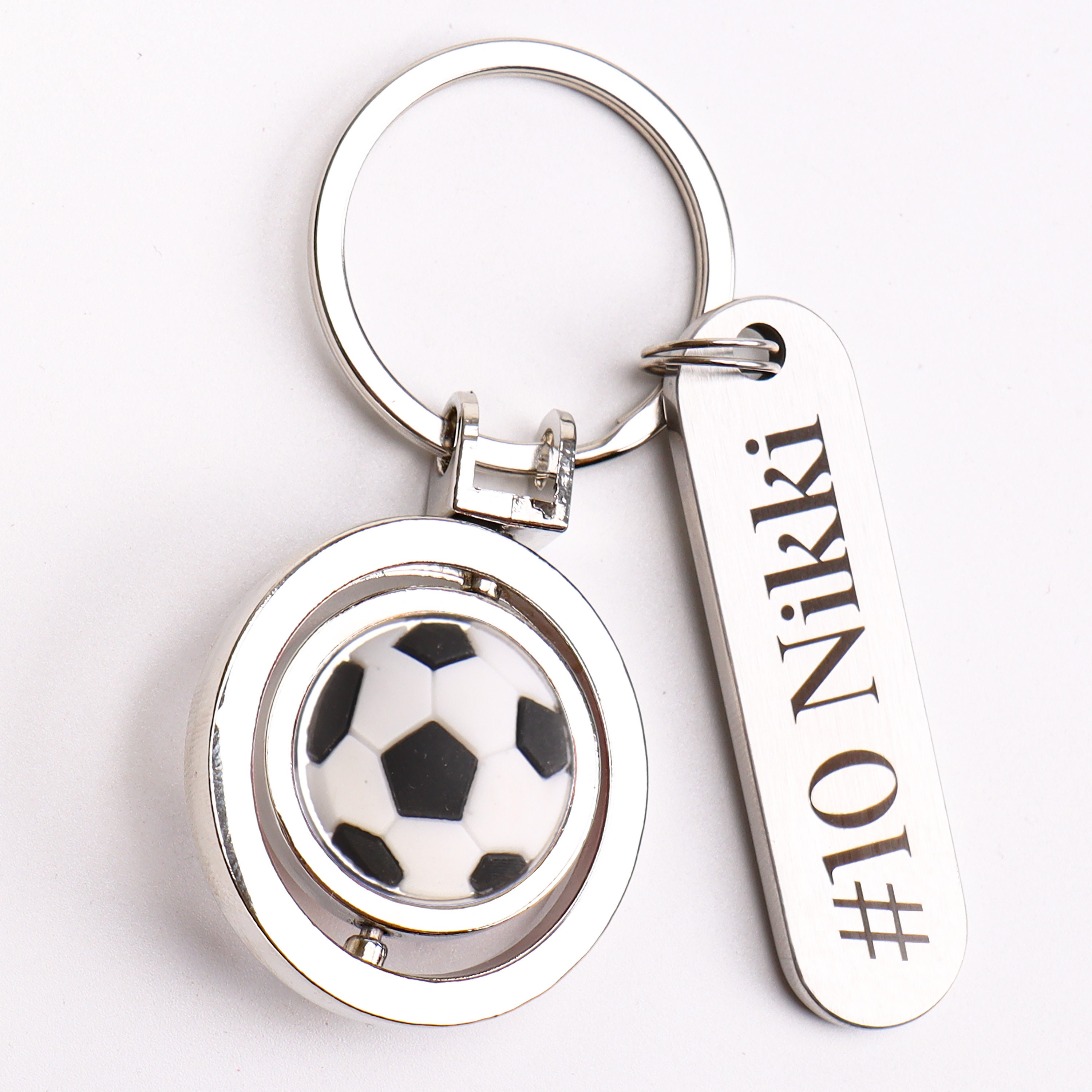 Soccer Moms Shop - Barcelona Spinner Keychain