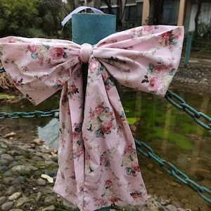 Benutzerdefinierte 100% Baumwolle Baby Bett Schleife, Schleife, Valentines Kranz Schleife, Kinderzimmer Schleife, Hochzeit Schleife, (ungefähr 27cm breit und 45cm lang)