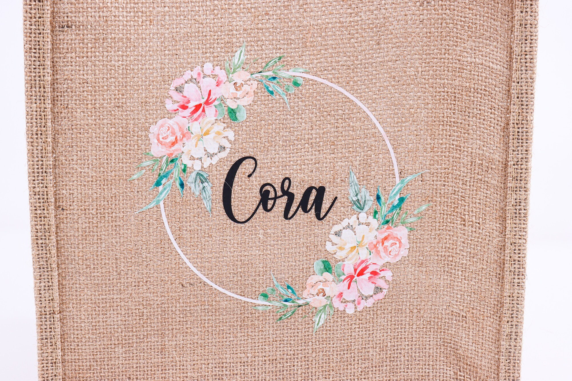 Sac en jute personnalisé avec initiale et nom | sac de courses | sac de marché | sac de plage | cadeau femme maman copine anniversaire - France Sac en jute personnalisé avec initiale et nom | sac de courses | sac de marché | sac de plage | cadeau femme maman copine anniversaire - France