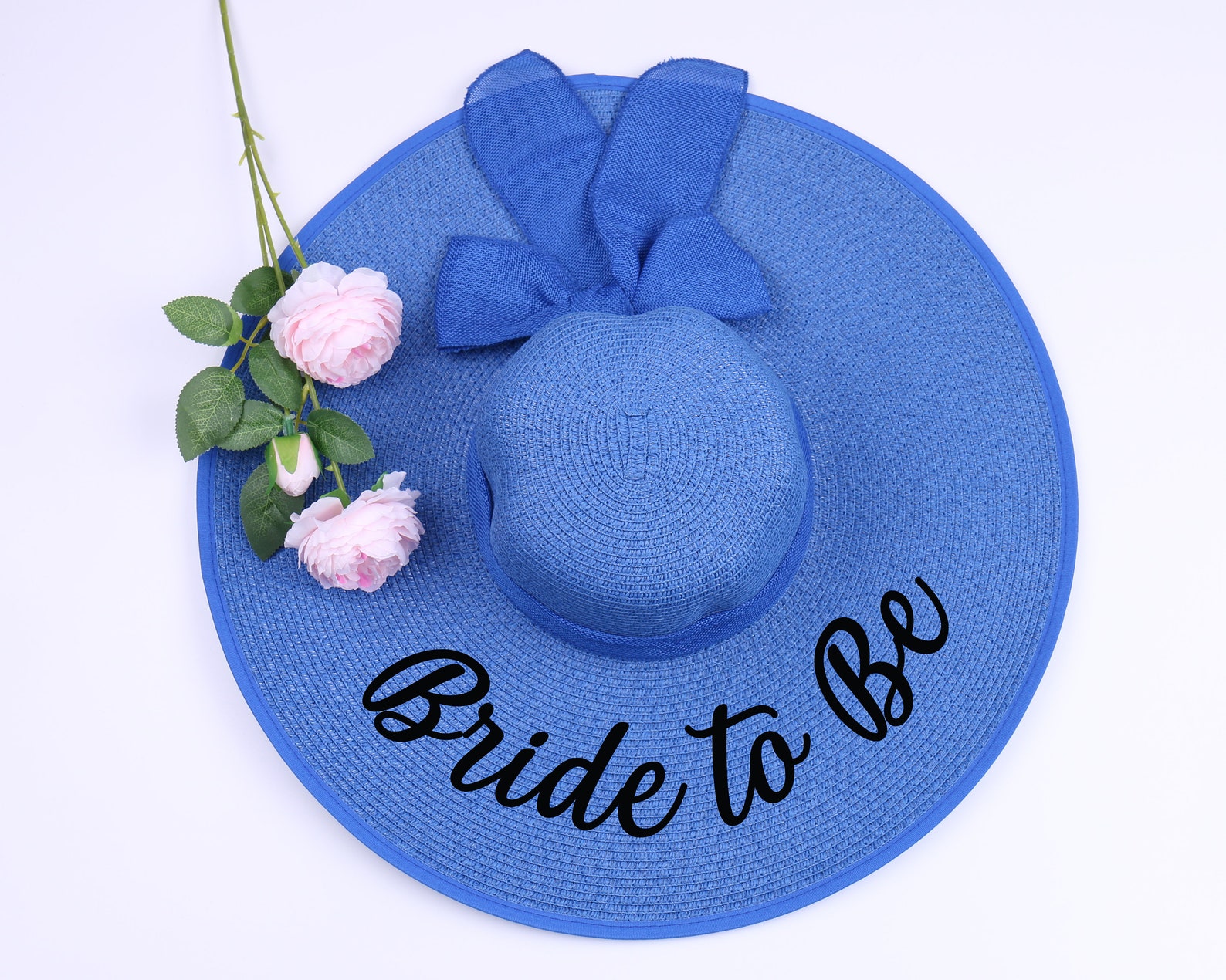 Personalized Floppy Hat Your Custom Text Bridesmaid Gift Idea Etsy