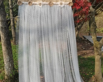 Custom Full Romantic Lace Backdrop Lace Wedding Garland Elegant Lace Window Curtain Decor Curtain Window Decor Door Decor