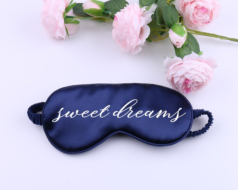 Personalized Sleep Eye Mask with Gift Bag, Satin Super Soft Bachelorette Teacher's Class Presents Birthday Wedding Favors Hen Bridal Gift image 5