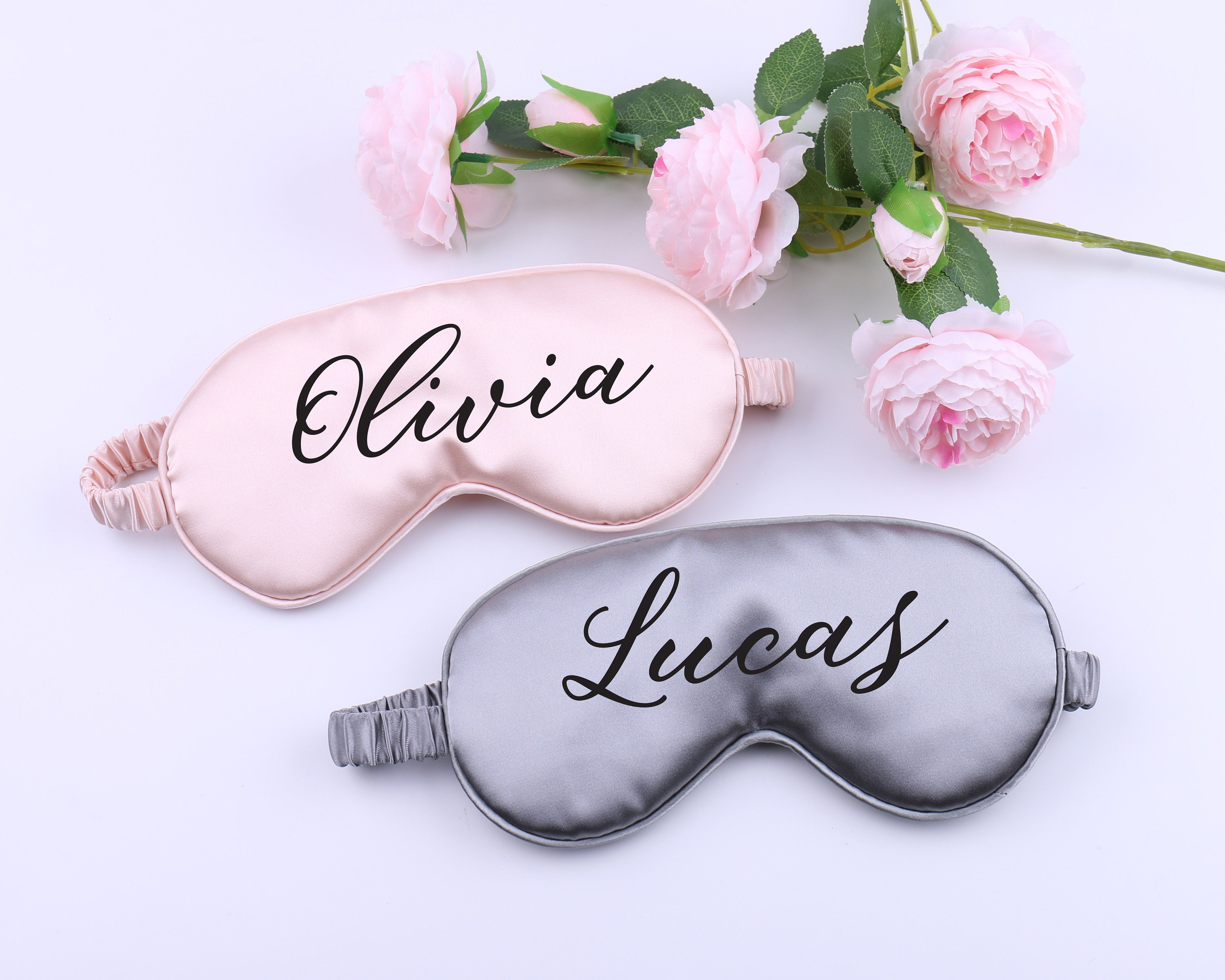 Personalized Sleep Eye Mask With Gift Bag Satin Super Soft Etsy UK