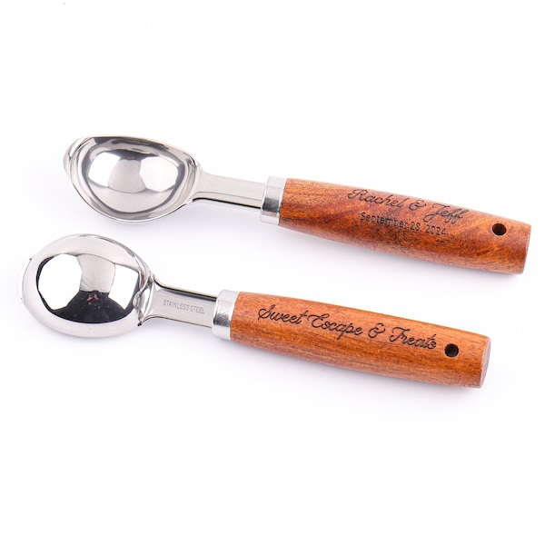 Personalized Ice Cream Scoop Favors Etsy