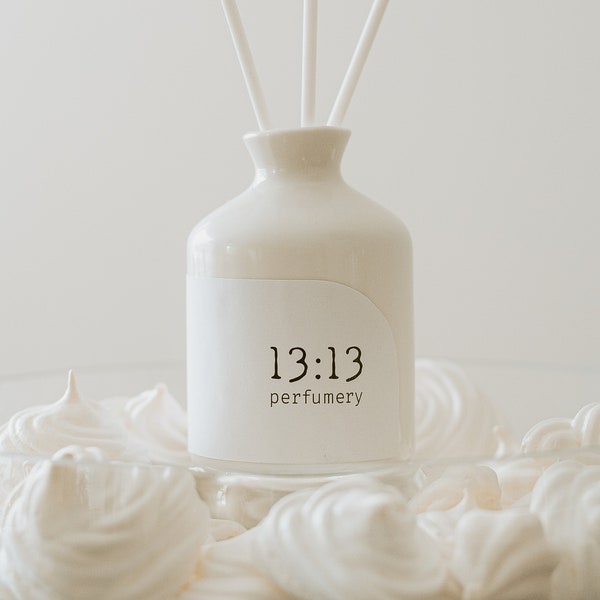 Agrumes | Parfum d'ambiance vanille 150 g flacon blanc non toxique diffuseur roseau parfum d'ambiance naturel