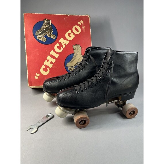 Vintage Chicago Roller Skates Model 205 in Box Ar… - image 1