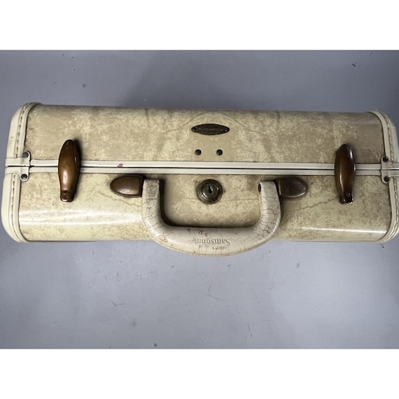 Vintage Streamlite Samsonite Luggage Train Suitca… - image 2